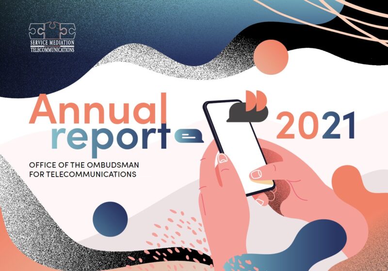 Annual report 2021 of the Office of the Ombudsman for Telecommunications.