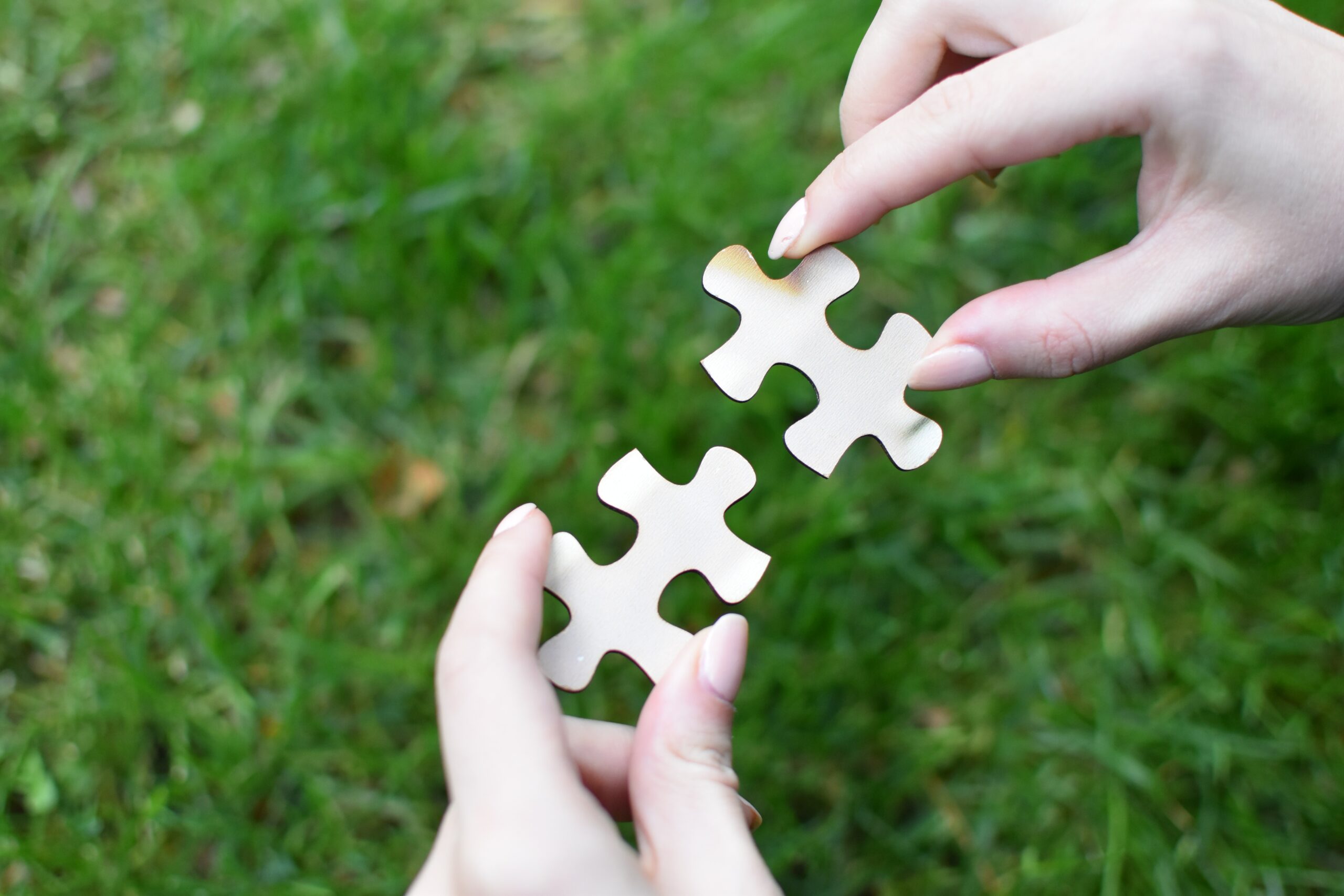 A person holding two puzzle pieces in their hands A person holding two puzzle pieces in their hands (Office of the Ombudsman for Telecommunications).
